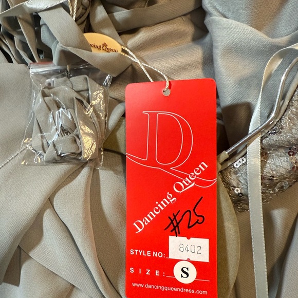 Dancing Queen sequins Gowns for wedding, prom, formal event etc NWT blue or gray - Picture 5 of 12